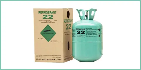 R22 refrigerant cylinder and packaging